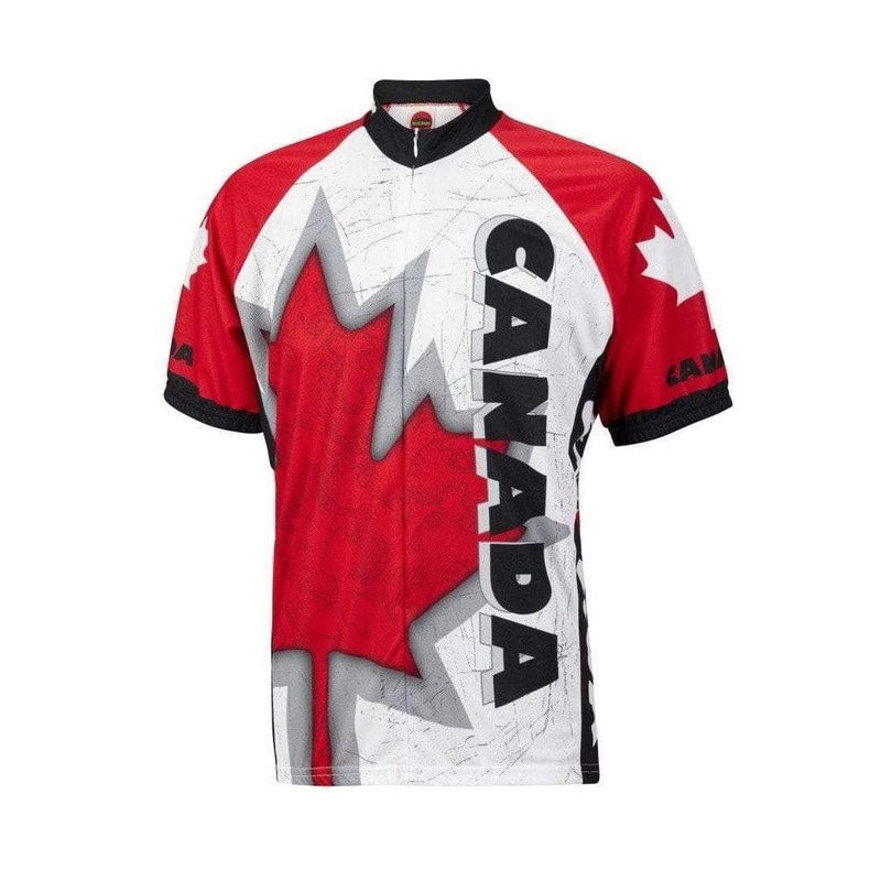 Men’s Canada Road Bike Jersey|Small|Medium|Large|X-Large|XX-Large|XXX-Large