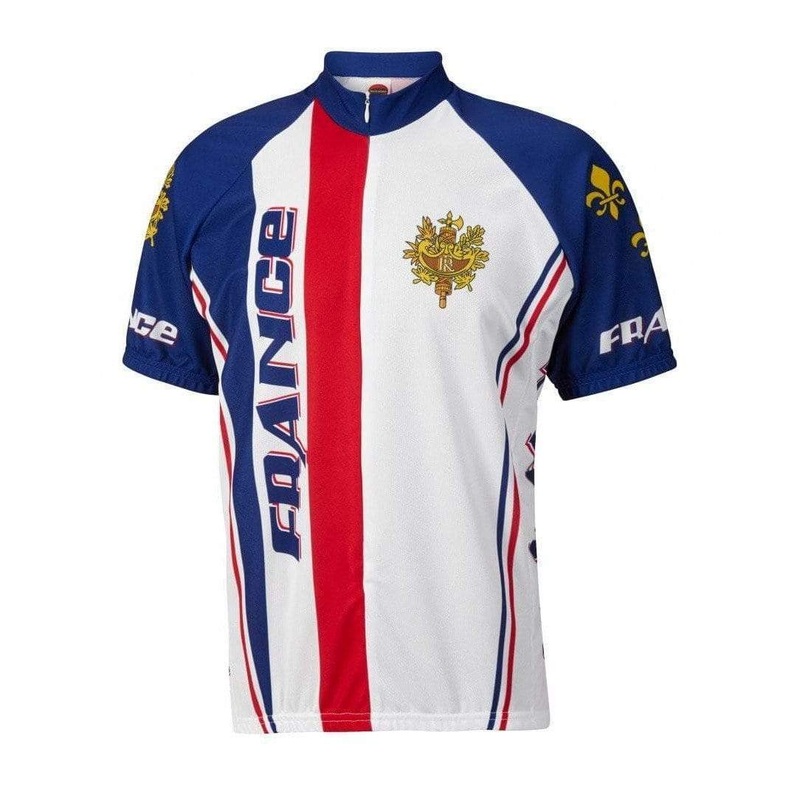 Men’s France Road Bike Jersey|Small|Medium|Large|X-Large|XX-Large|XXX-Large