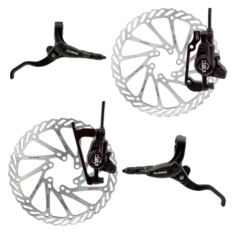 Clarks Clout-1 Hydraulic Euro Style Pair disc brake Black