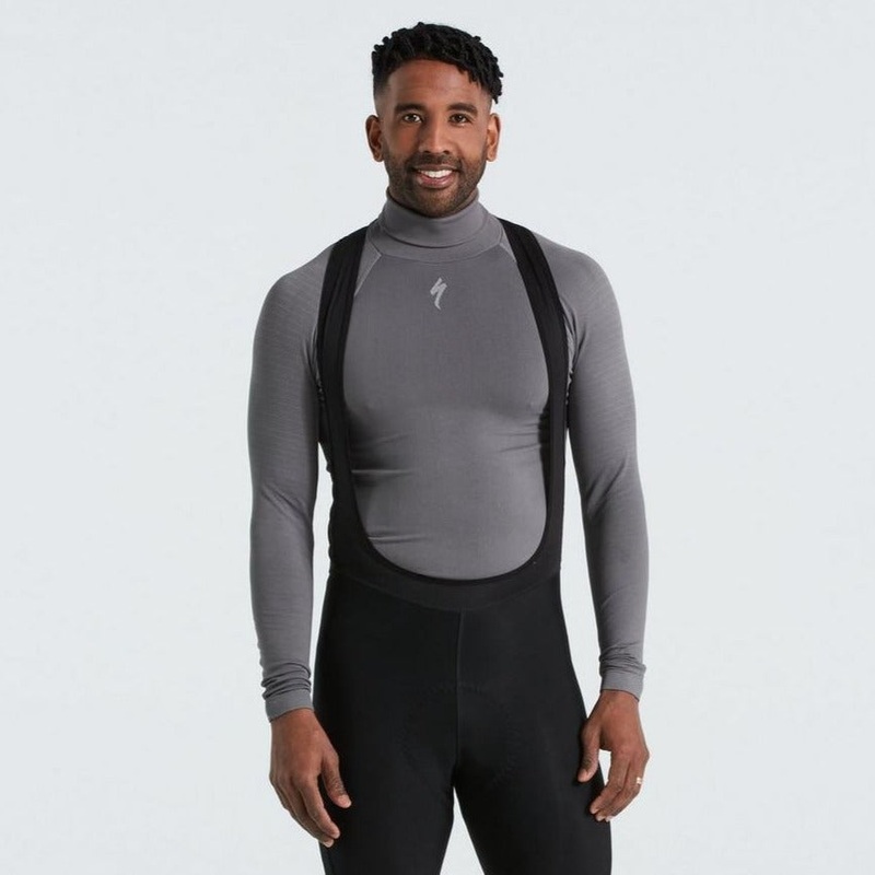 Men’s Seamless Roll Neck Long Sleeve Base Layer