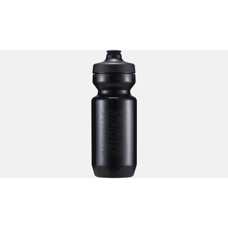 Purist WaterGate Water Bottle|22 oz|Stacked Black/ Black|Stack Black/ Red|Stacked Trans|Wordmark Black|Wordmark Smoke|Wordmark Trans