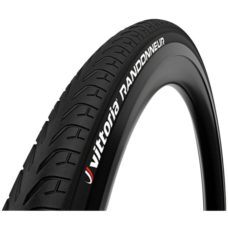Randonneur Touring-Hybrid Bike Tire – 700 x 35, Clincher, Wire, Black