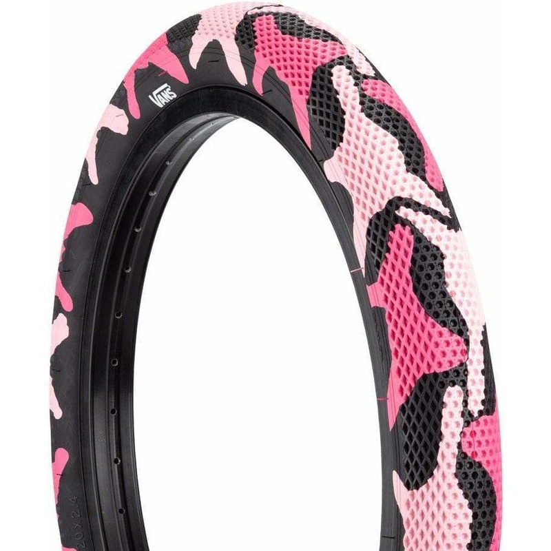 Cult X Vans Tire – 20 x 2.4, Clincher, Wire, Pink Camo/Black