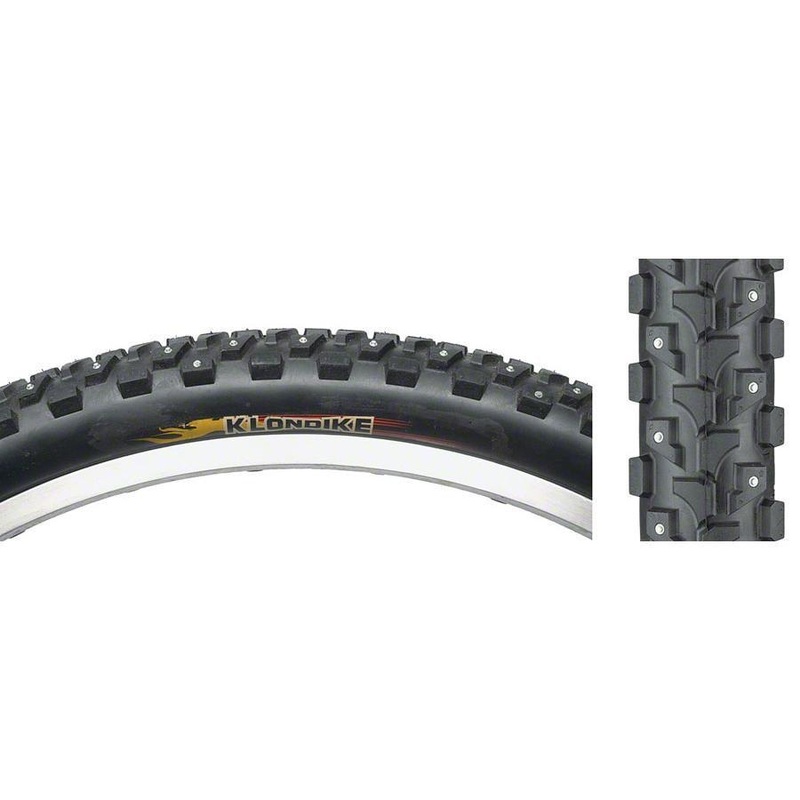 Klondike K946 Studded Bike Tire 26×1.95, 168 Studs Steel Bead