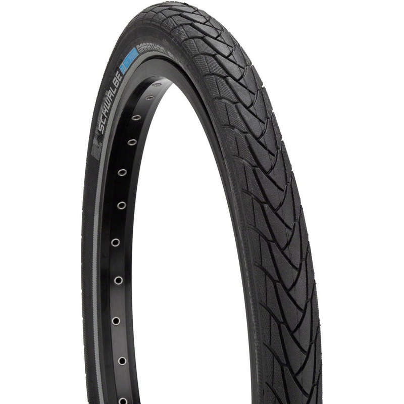 Marathon Plus Touring-Hybrid Tire – 16 x 1.35, Clincher, Wire, Black/Reflective, Performance, Endurance, SmartGuard, E-50