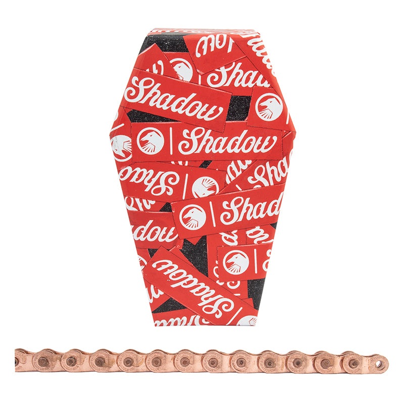 The Shadow Conspiracy Interlock V2 Chain – Single Speed 1/2 x 1/8 98 Links Half Link Chain Copper