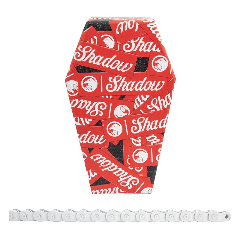 The Shadow Conspiracy Interlock V2 Chain – Single Speed 1/2 x 1/8 98 Links Half Link Chain White