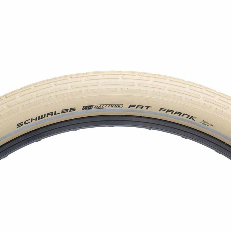 Fat Frank Bike Tire, Active Line, Basic Compound, K-Guard, Creme- 26 x 2.35