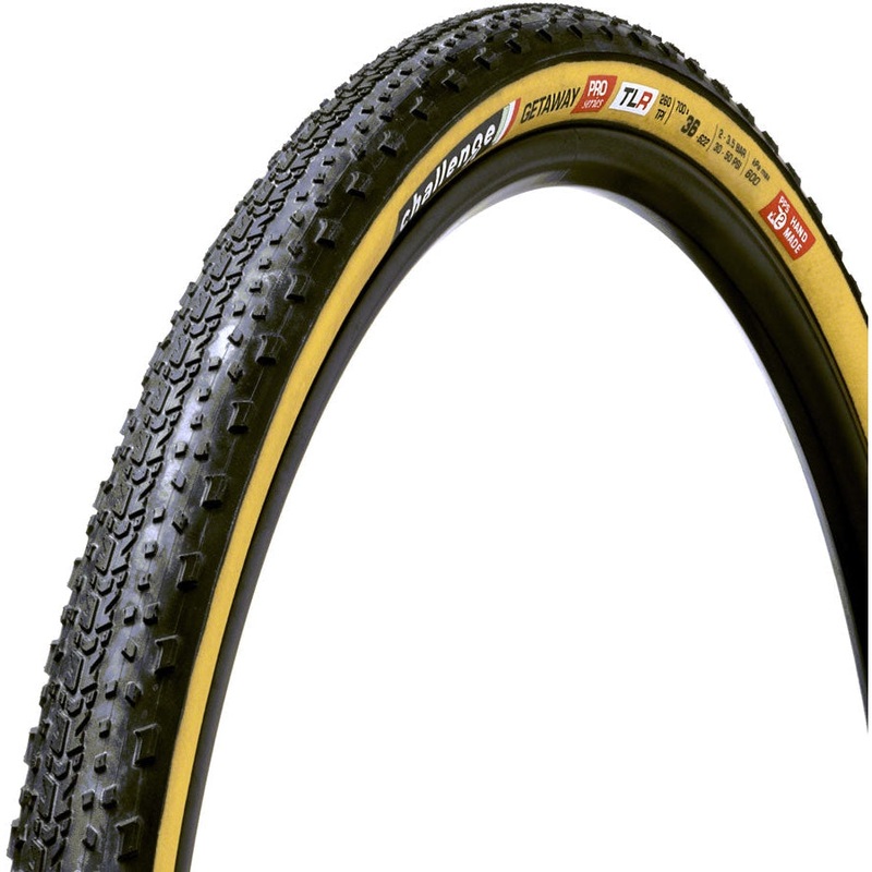 Getaway Pro Tire – 700 x 36 Tubeless Folding Black/Tan Handmade