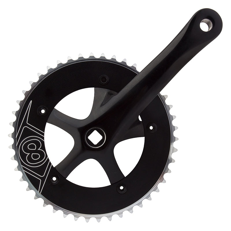 Origin8 Single Speed 170×46 103mm JIS Square Taper crankset black/black
