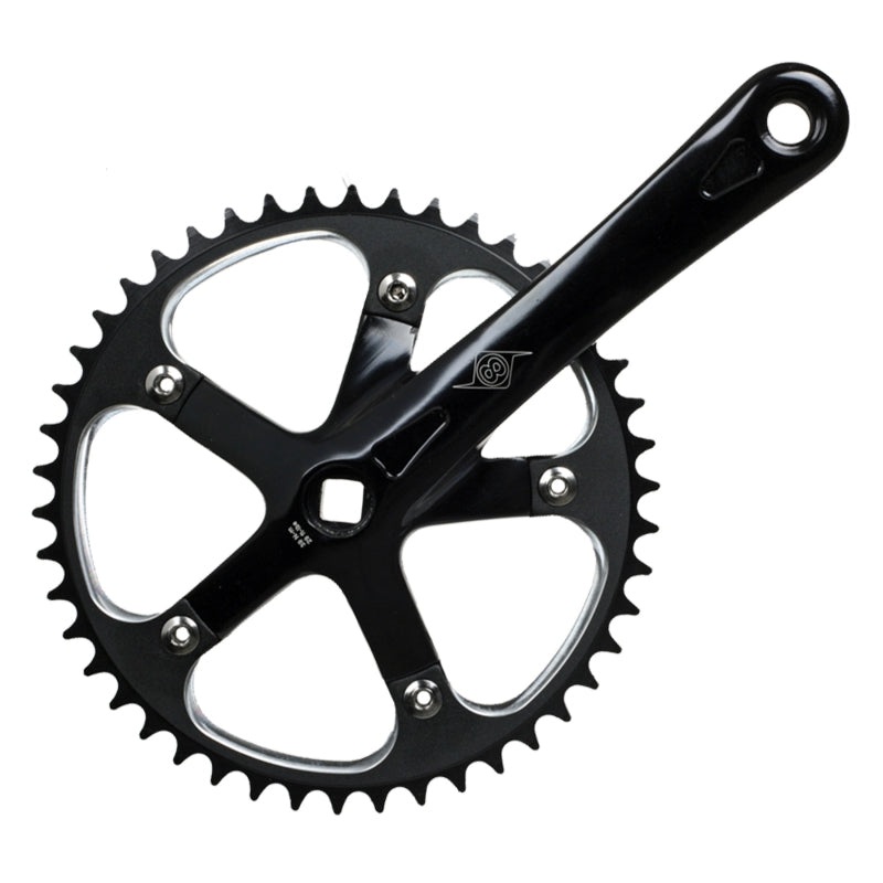Origin8 SST 165×46 103mm JIS Square Taper crankset black/black