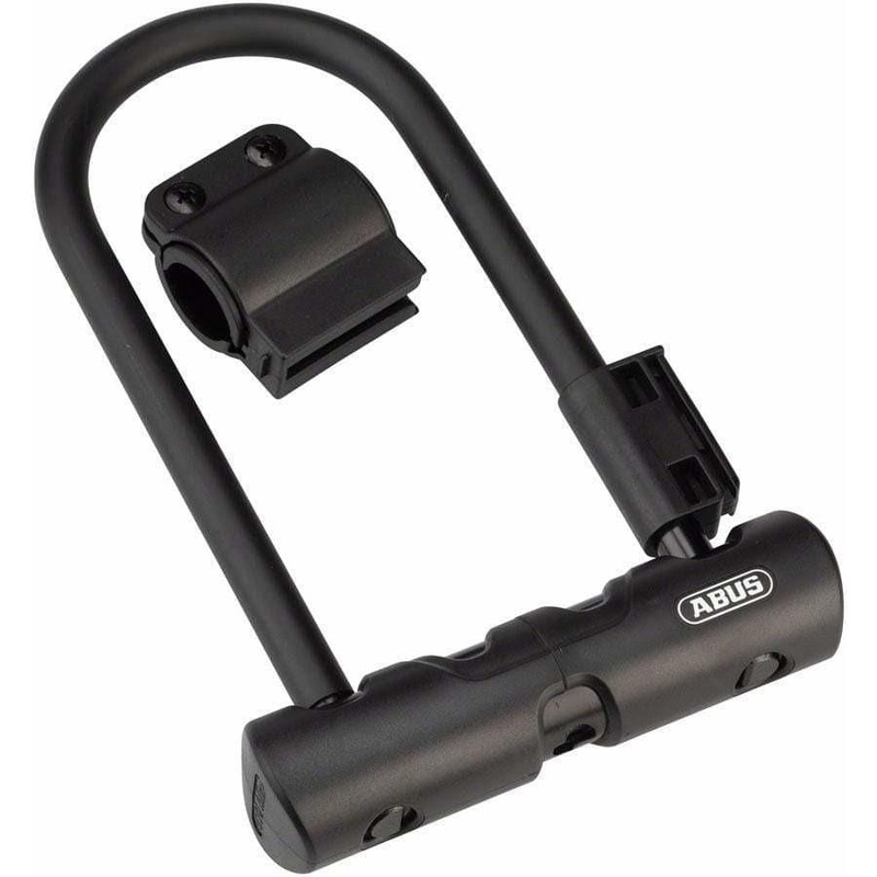 Ultra 410 Bike U-Lock – 3.9 x 7, Keyed, Black, Includes bracket