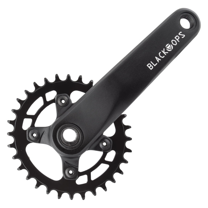Black ops Alloy MTB 1x 175×32 24mm crankset black
