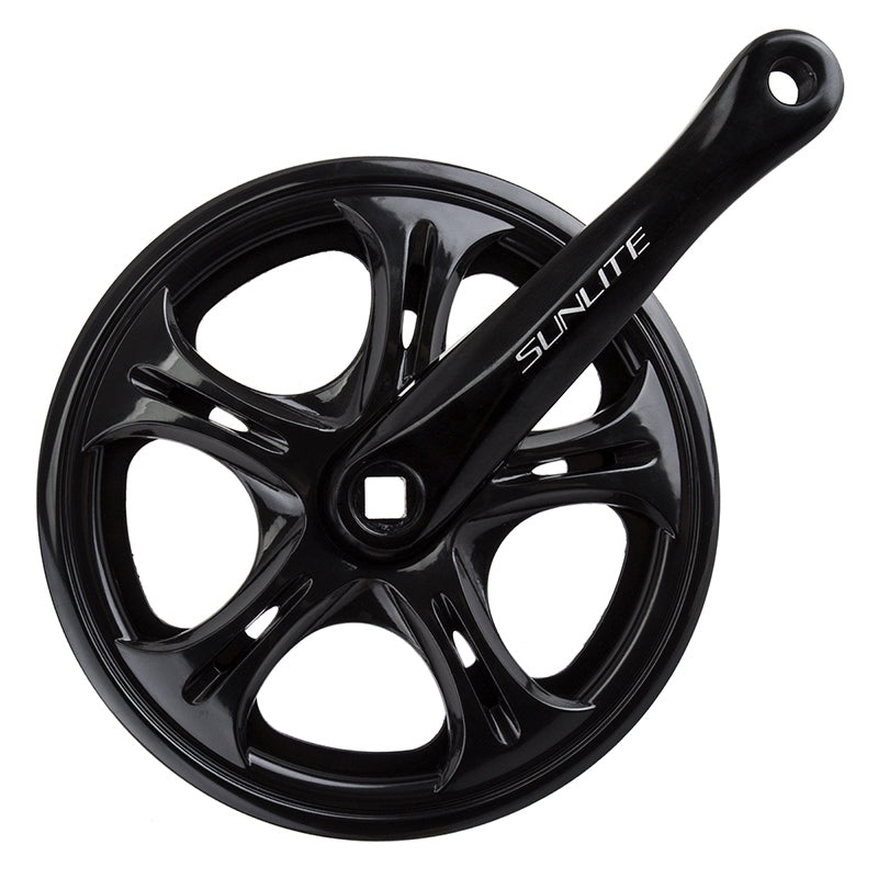 Sunlite Big City Single Speed Crank 170×48 127 SQR JIS crankset black