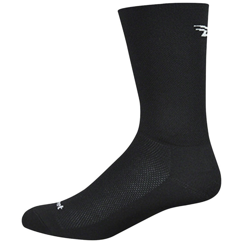 Aireator D-Logo Double Cuff Bike Socks – Black