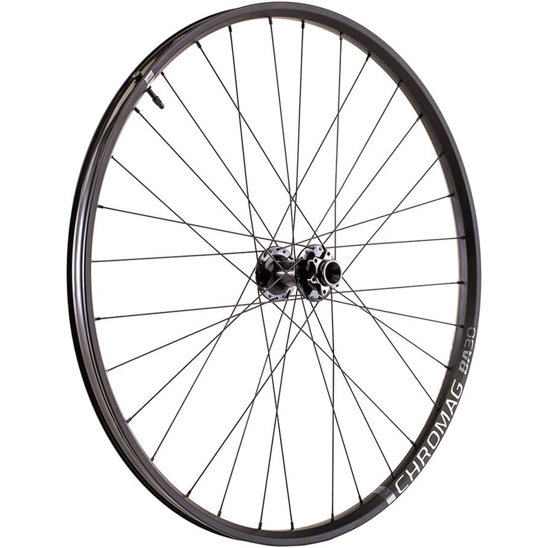 Chromag BA30 Front Wheel 27.5, 15 x 110mm, 6-Bolt, Black