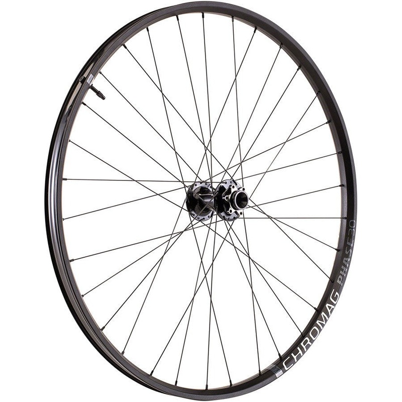 Chromag Phase30 Front Wheel 29, 15 x 110mm, 6-Bolt, Black