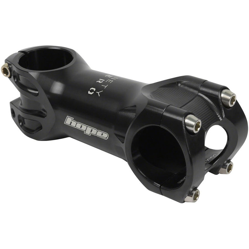 Hope XC Bike Stem – 31.8 Clamp, +/-0, 1 1/8, Black