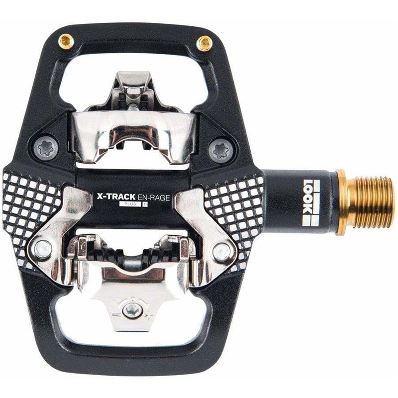 X-TRACK EN-RAGE PLUS Ti Pedals – Dual Sided Clipless Platform Titanium 9/16 BLK