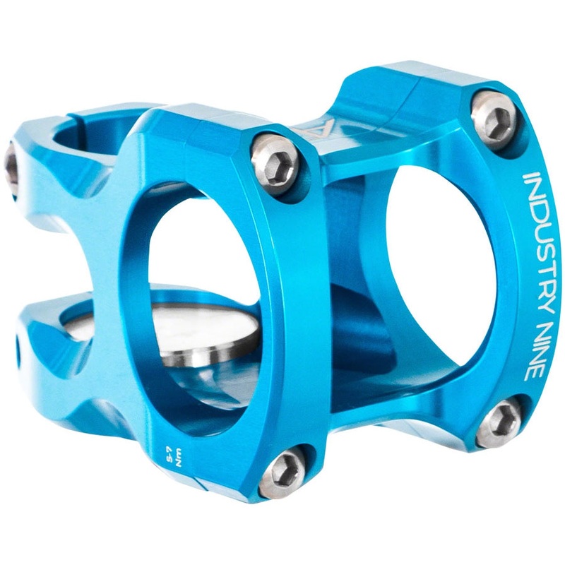 A318 Bike Stem – 31.8mm Clamp, +/-4.4, 1 1/8, Aluminum, Blue