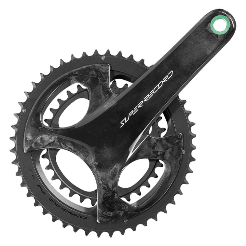 Campagnolo Super Record Wireless Crankset – 172.5mm 12-Speed 48/32t Campy 121/88 Asym BCD Ultra Torque Spindle Carbon
