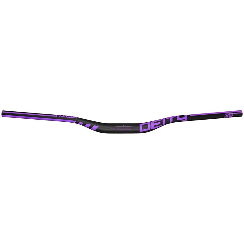 Speedway 35mm MTB Handlebar – Carbon, 30mm Rise, 810mm Width, 35mm Clamp, Purple