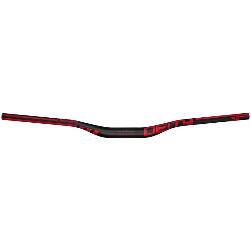 Speedway 35mm MTB Handlebar – Carbon, 30mm Rise, 810mm Width, 35mm Clamp, Red