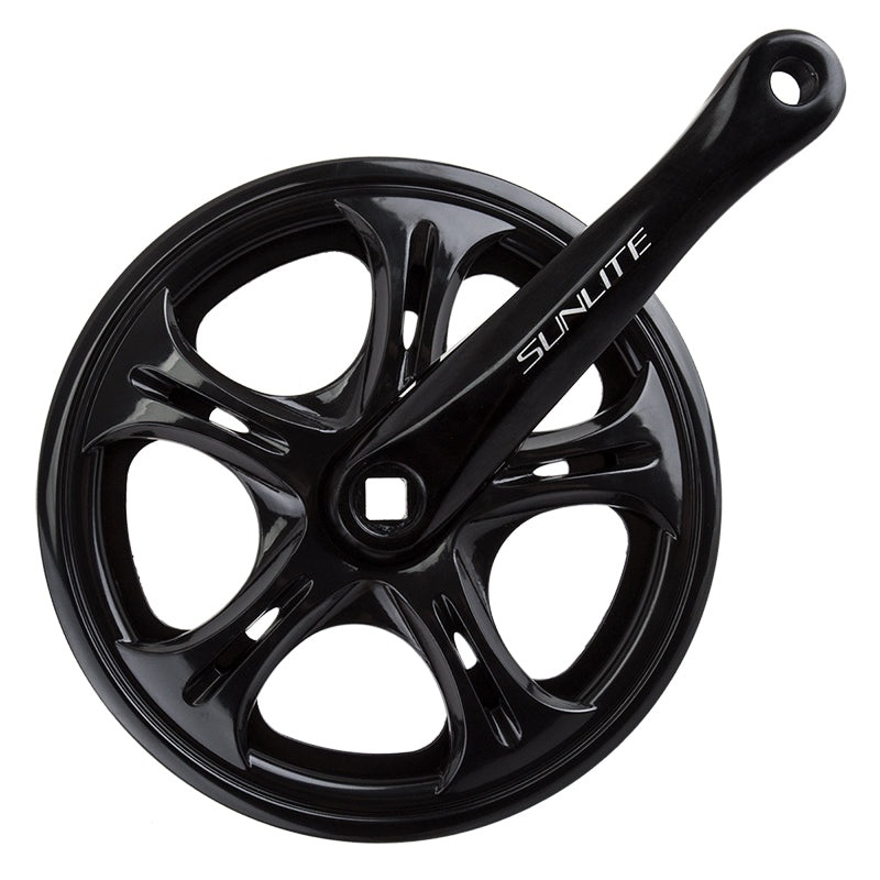 Sunlite Big City Single Speed Crank 170×52 127 SQR JIS crankset black