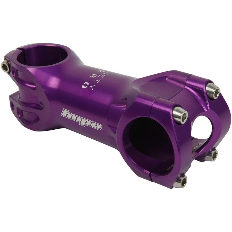 XC Mountain Bike Stem – 31.8 Clamp, +/-0, 1 1/8, Purple