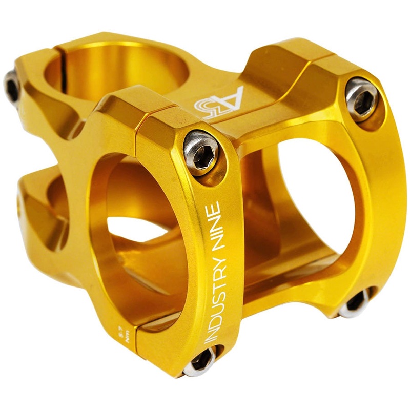 A35 Stem – 32mm 35mm Clamp +/-5 1 1/8 Aluminum Gold