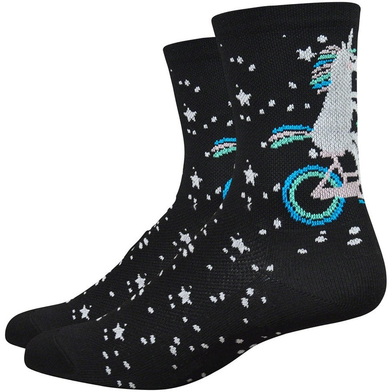 Aireator Unicorn Women’s Bike Socks – Black