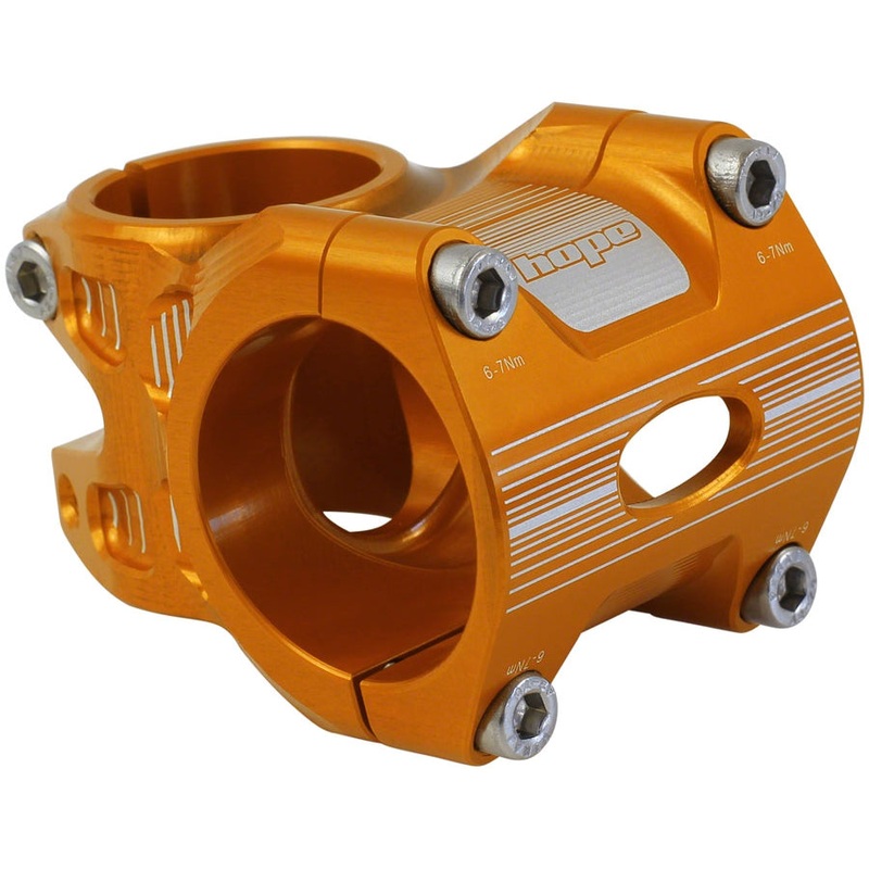 AM/Freeride Stem – 35mm 35 Clamp +/-0 1 1/8 Aluminum Orange