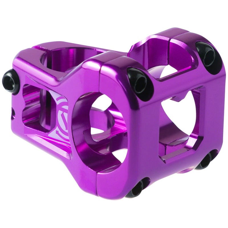 Cavity Mountain Bike Stem – 31.8 Clamp, +/-0, 1 1/8, Purple