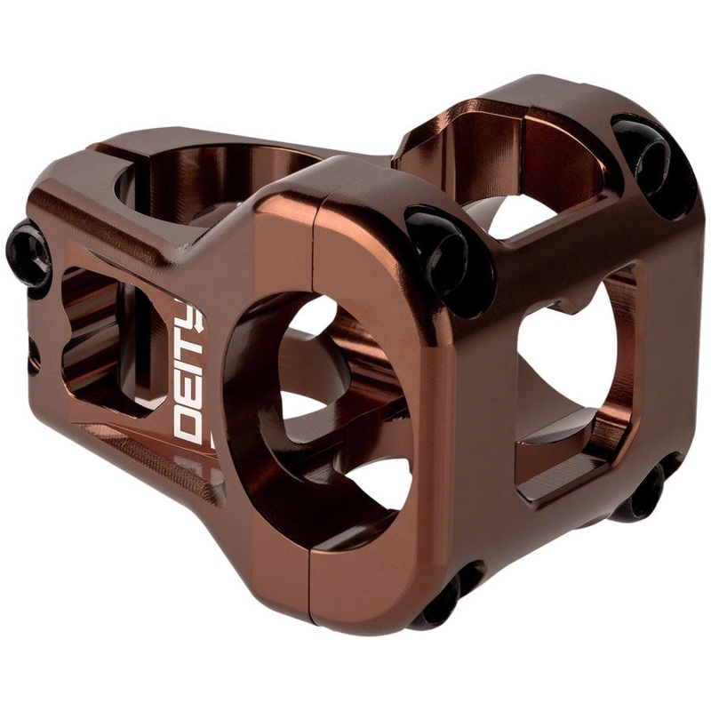 Cavity Mountain Bike Stem – 31.8mm Clamp, +/-0, 1 1/8, Bronze