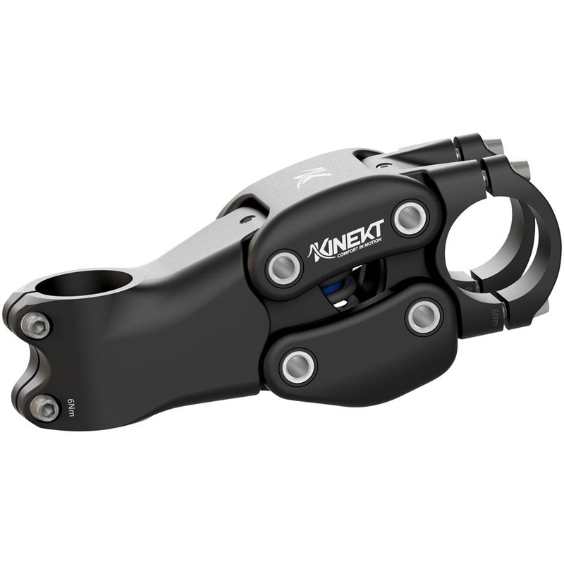 Cirrus Cycles Kinekt Suspension Stem – 31.8 Clamp, +7, 1-1/8, Alloy, Black