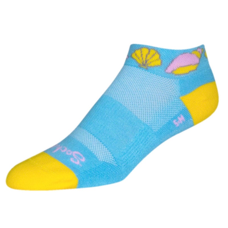 Classic Shells Bike Socks – Blue