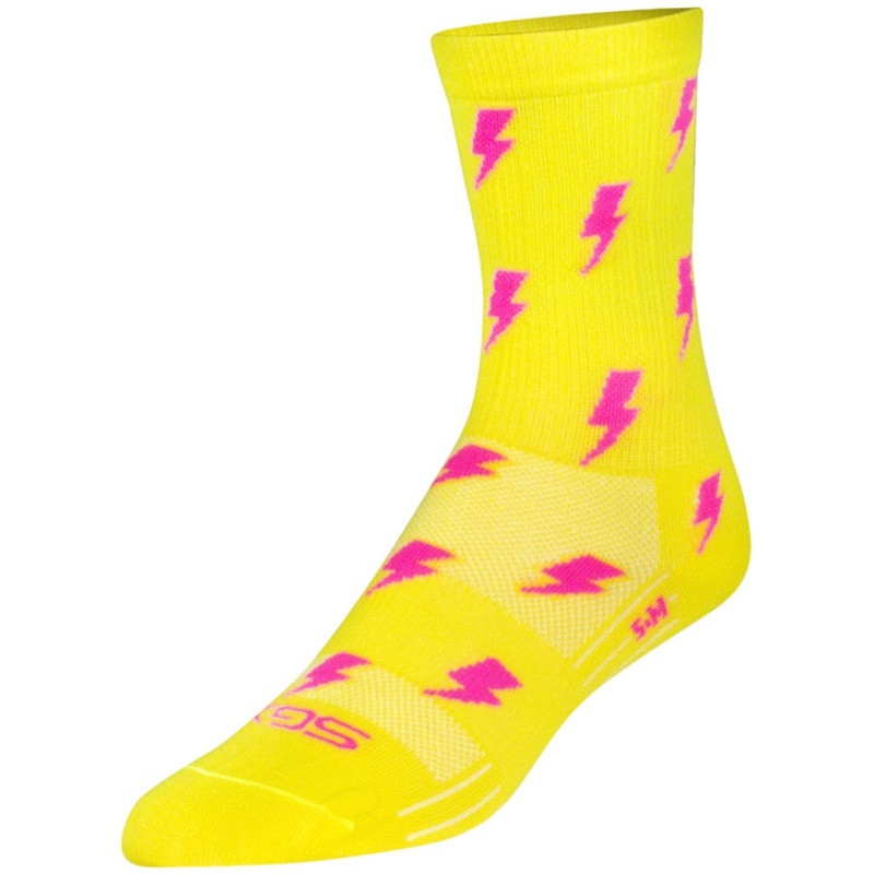 SGX Lit Bike Socks – Yellow|Yellow|Small / Medium|Large/X-Large