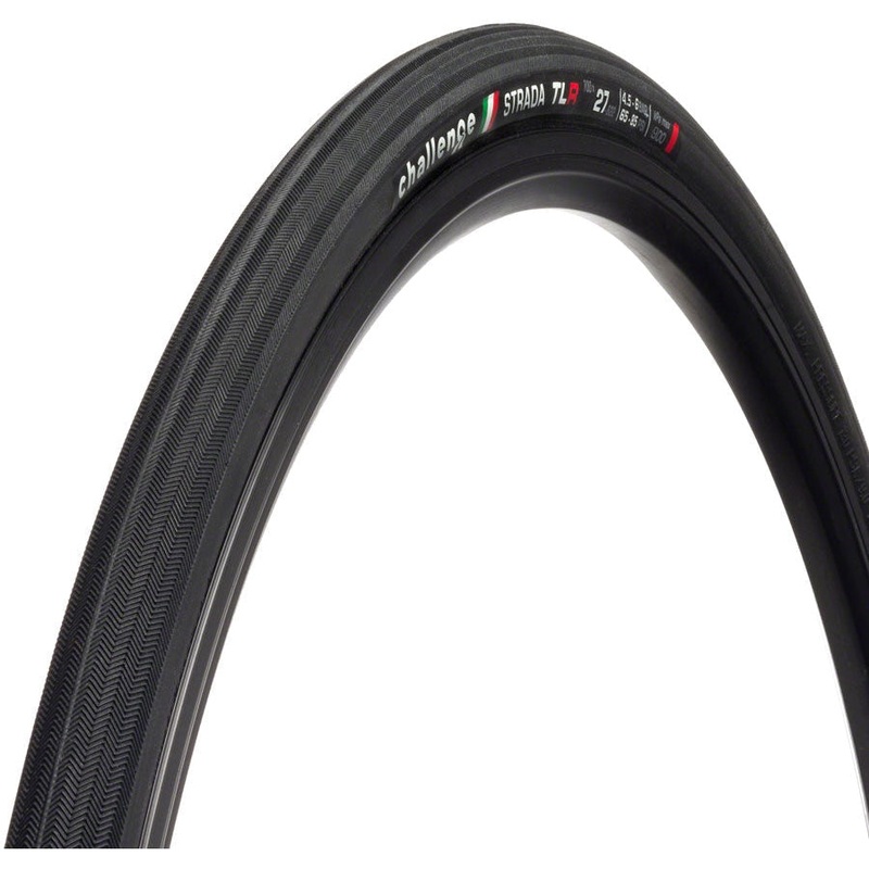 Strada Race Gravel, Road Bike Tire – 700 x 27, Tubeless, Black/Brown