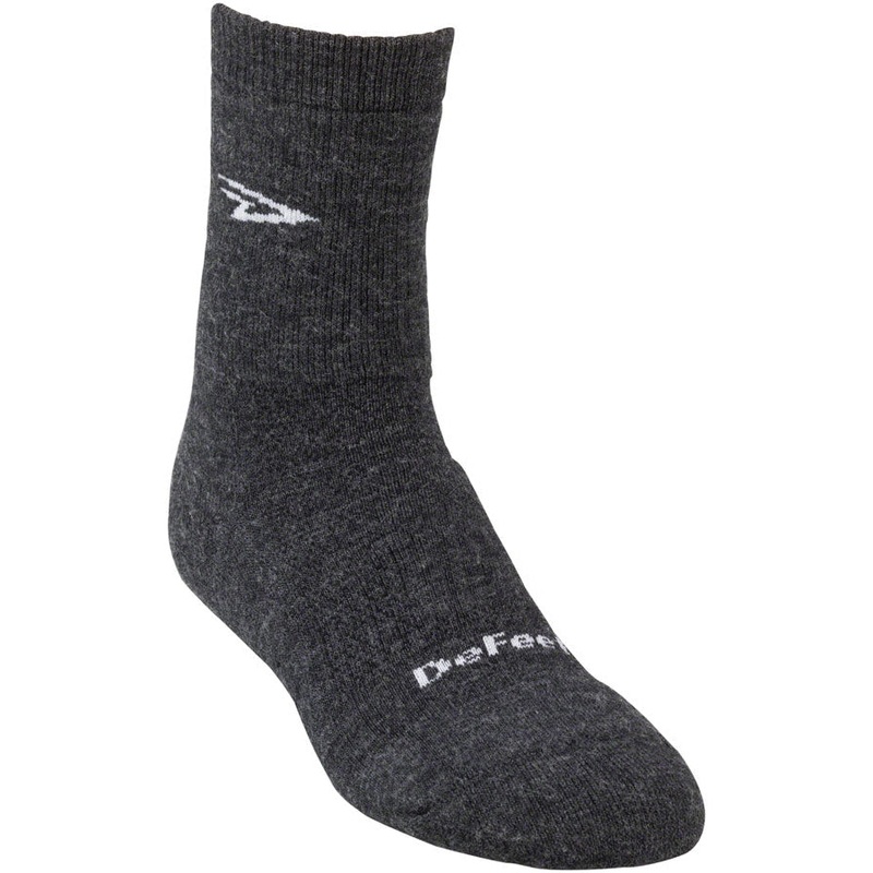 Woolie Boolie D-Logo Bike Socks – Dark Gray