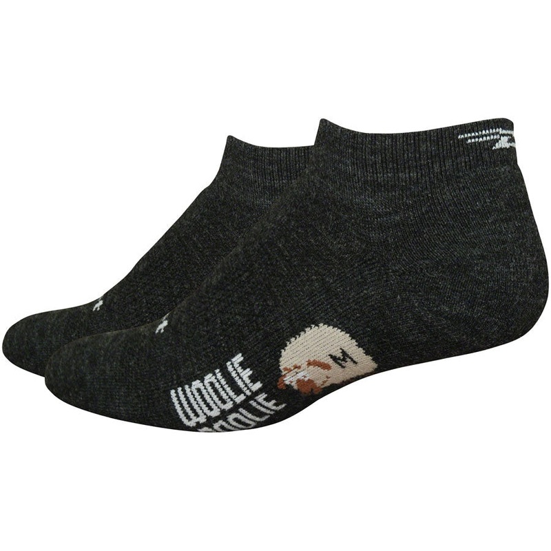 Woolie Boolie D-Logo Socks – Black