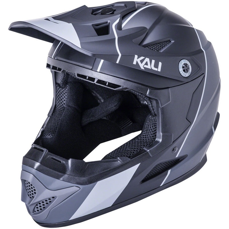 Zoka Stripe Full-Face Mountain Bike Helmet – Gray