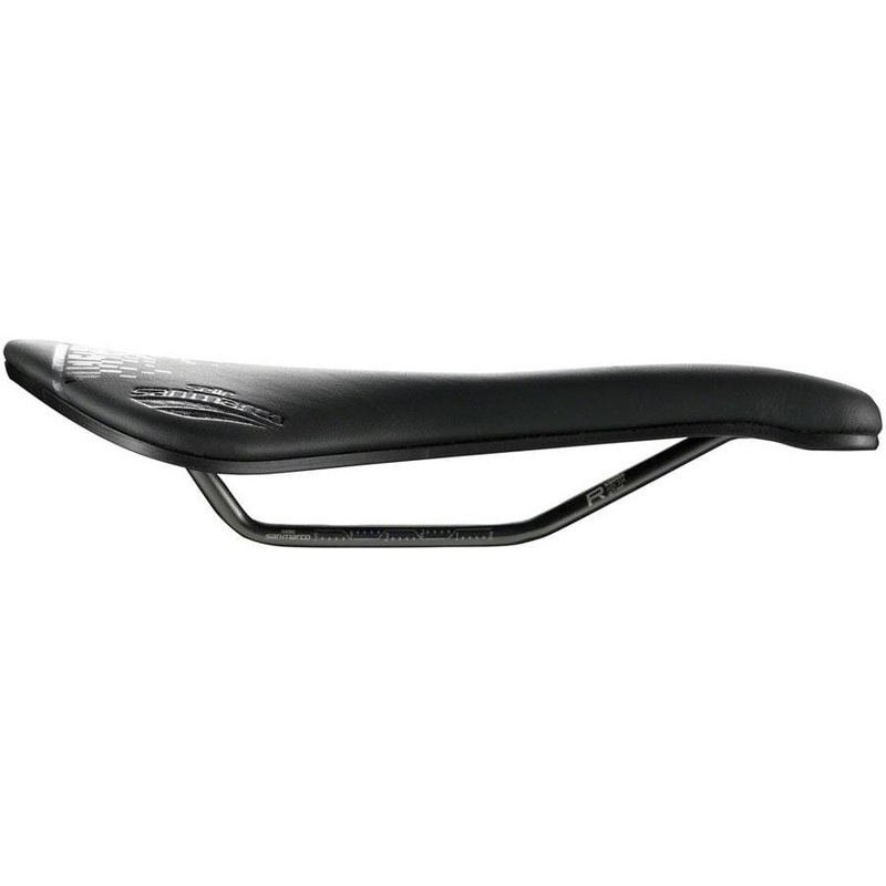 Aspide Short Open-Fit Racing Saddle – Manganese BLK Mens Wide