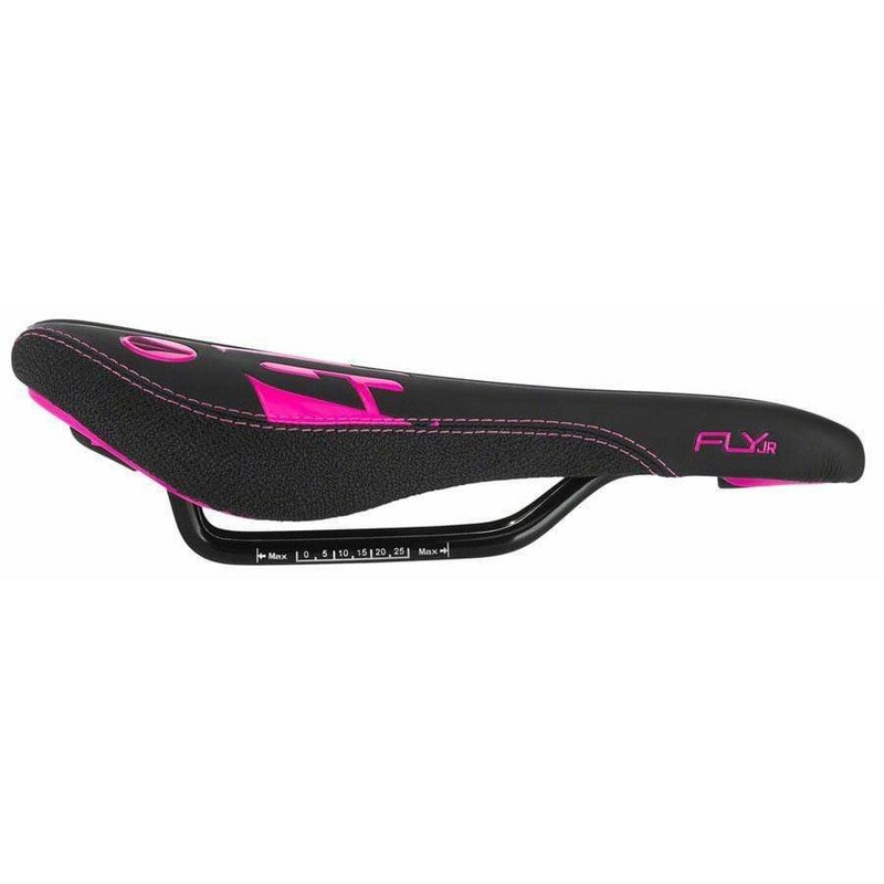 Fly Jr Saddle Steel Rails – Blk/Pink