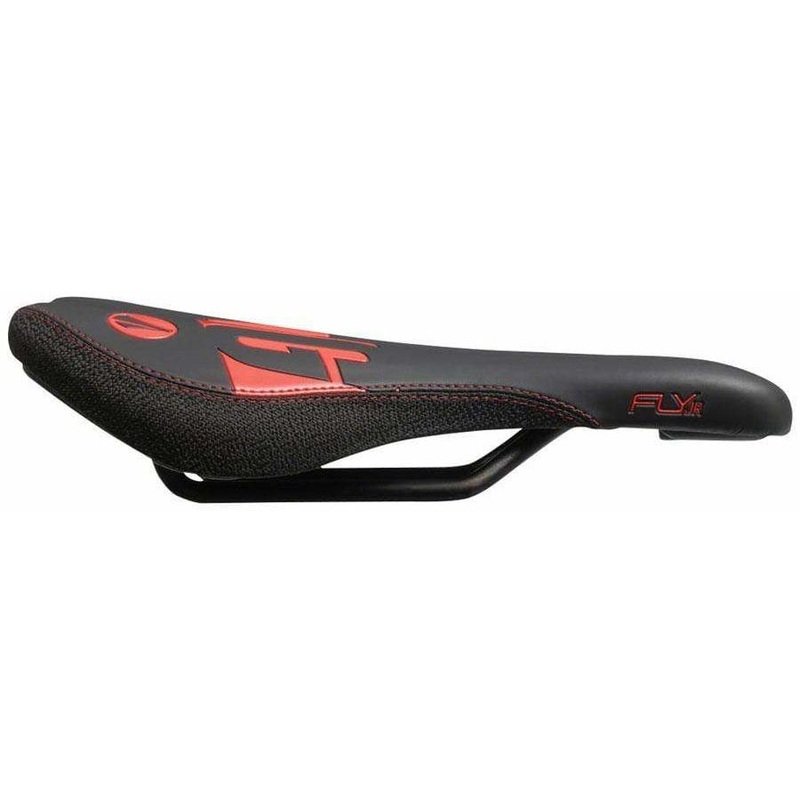 Fly Jr Saddle Steel Rails – Blk/Red
