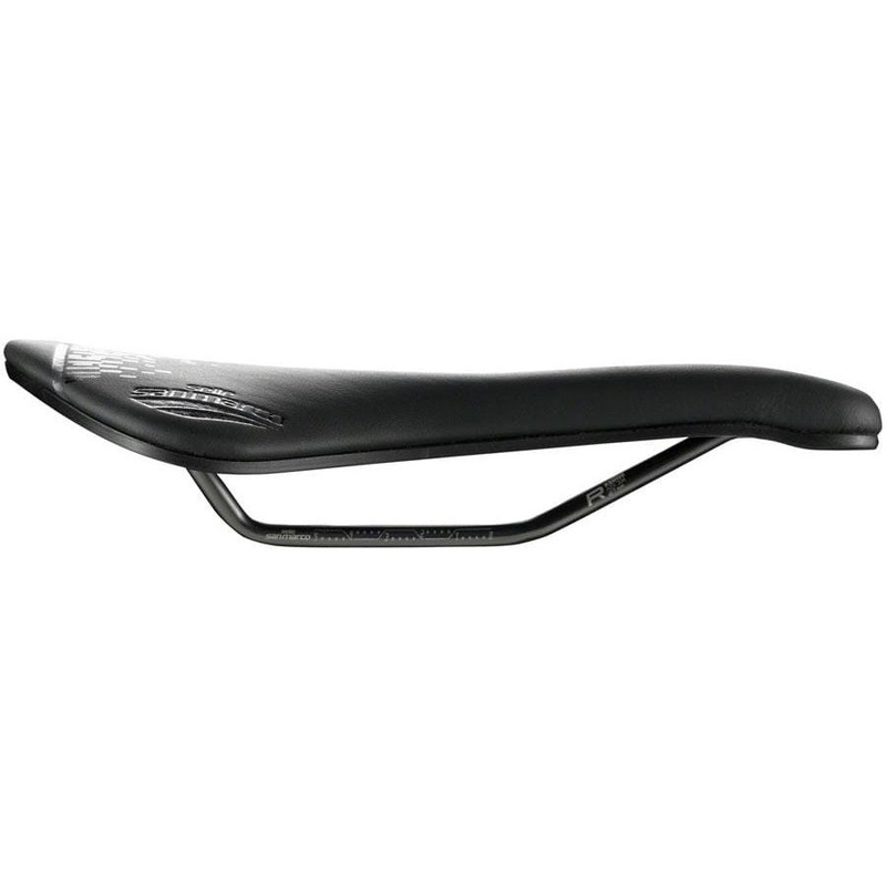 Aspide Short Open-Fit Racing Saddle – Manganese BLK Mens Narrow