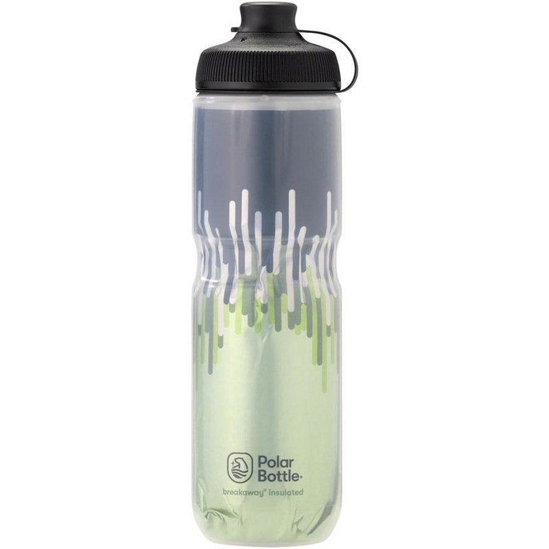 Breakaway Muck Insulated Zipper Bike Water Bottle – 24oz, Moss/Desert