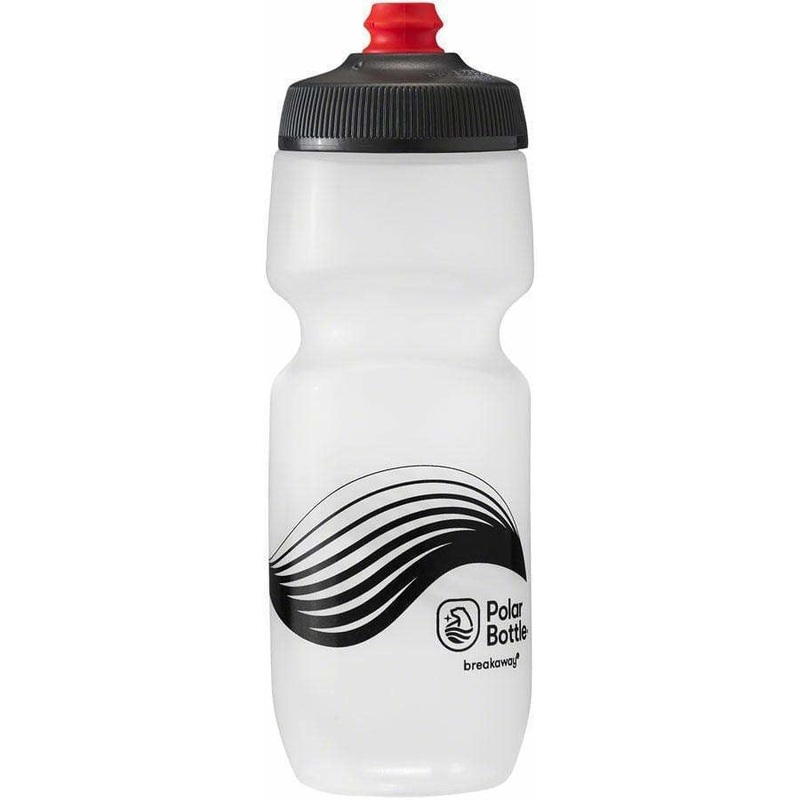 Breakaway Wave Bike Water Bottle – 24oz, Frost/Charcoal