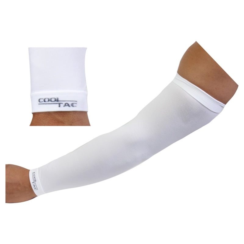Cool tac Arm Coolers  LG Men`s Wht