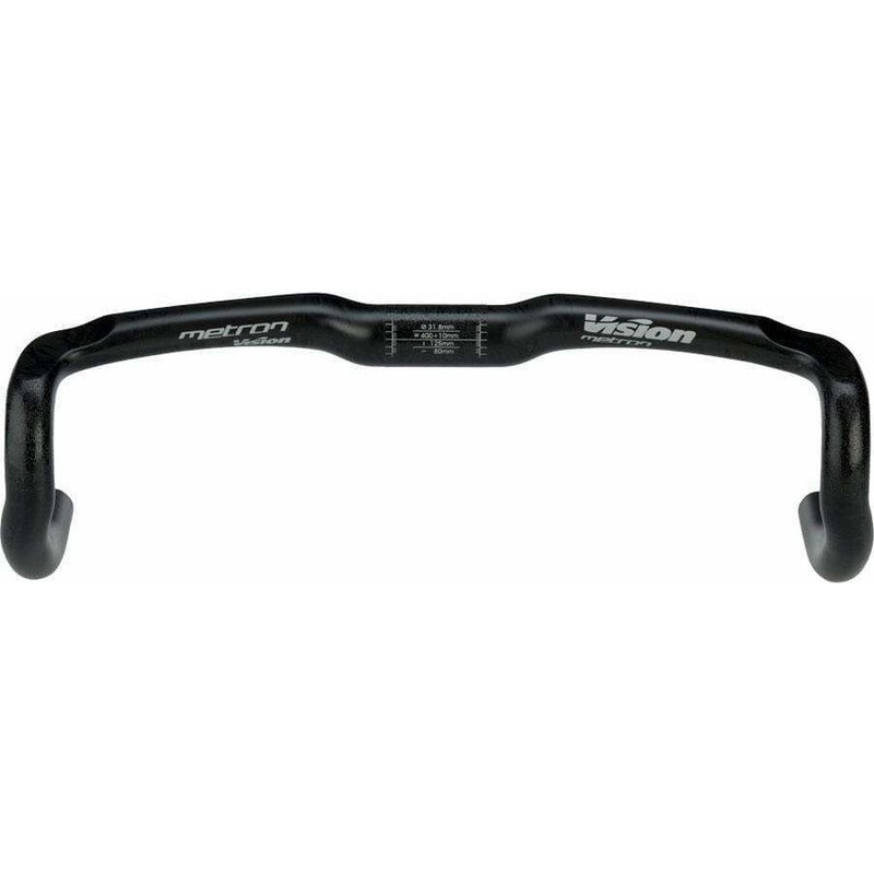 Metron 4D Drop Handlebar – Carbon, 31.8mm, 40cm, Black