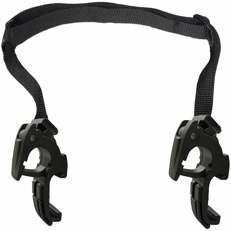 Replacement Pannier Hooks For QL2.1 Systems Fits 18mm Rails Only no inserts Pair BLK